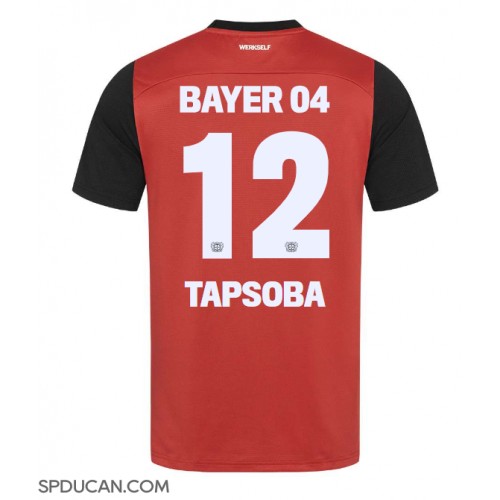 Muški Nogometni Dres Bayer Leverkusen Edmond Tapsoba #12 Domaci 2024-25 Kratak Rukav